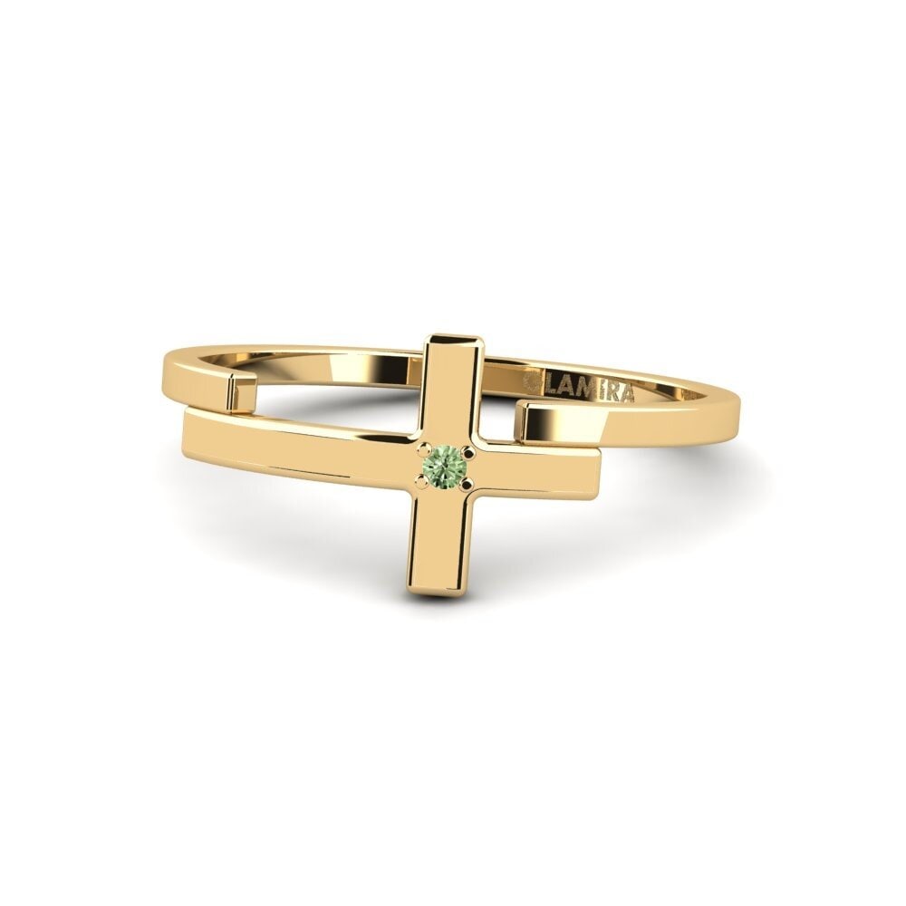Diamante Verde Anel Lycan