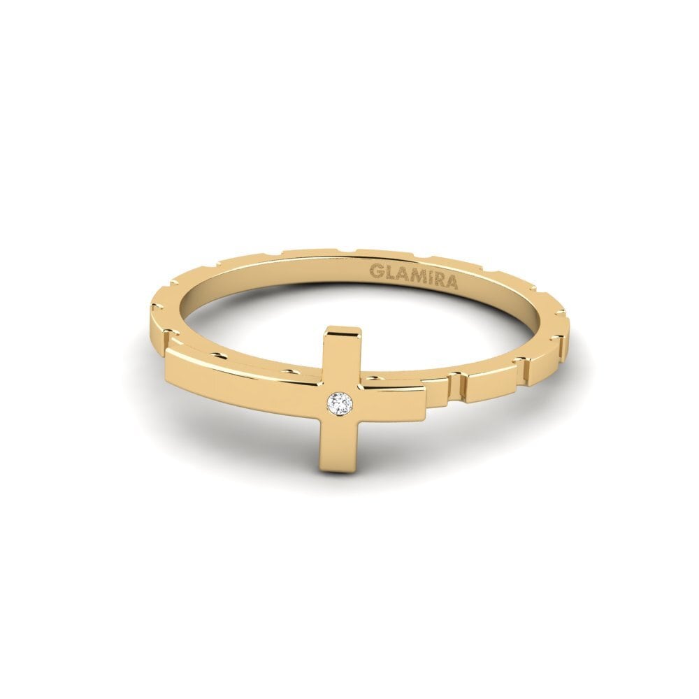 White sapphire Stackable Ring Mirana