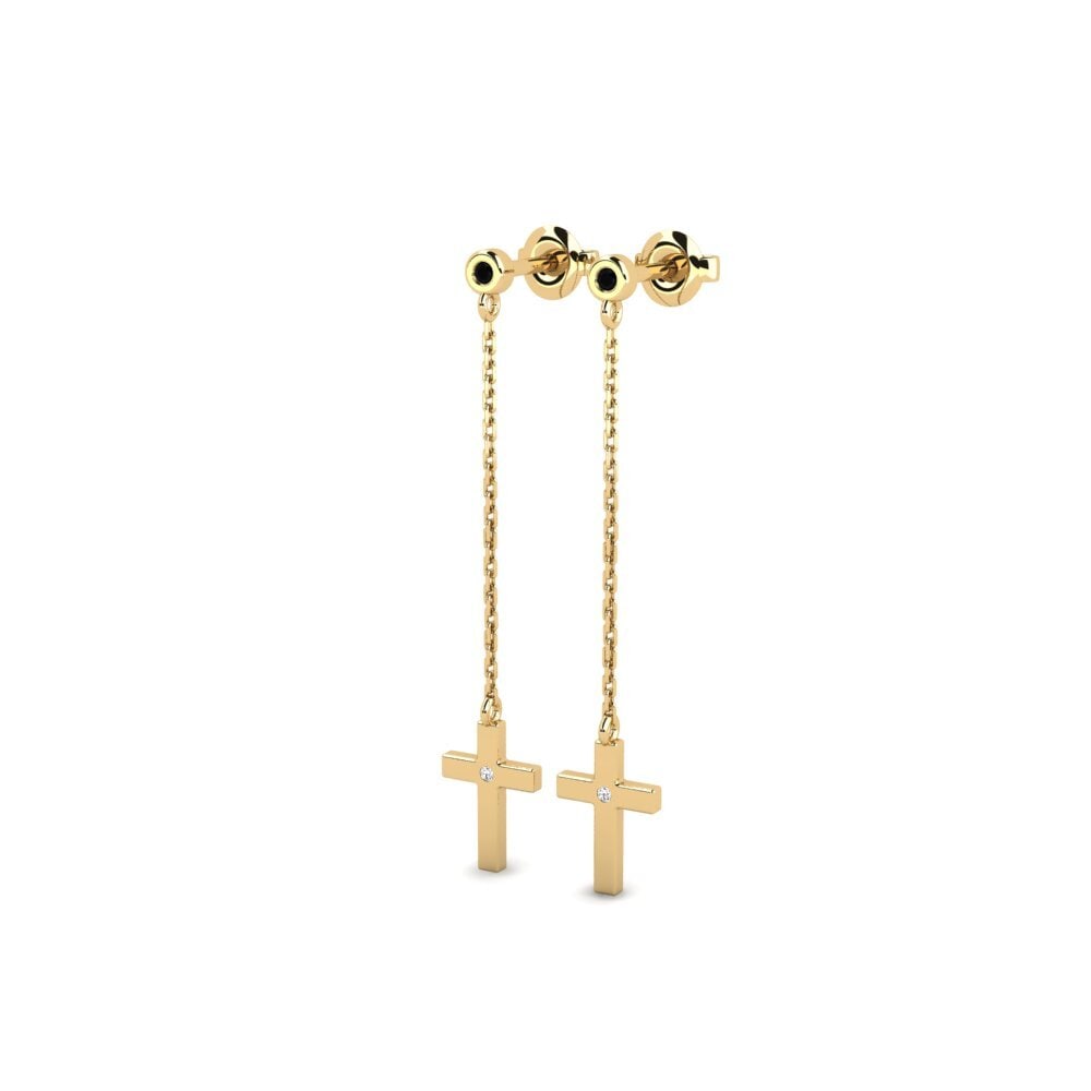 Onyx Noir Boucle d'oreille femme Patricy