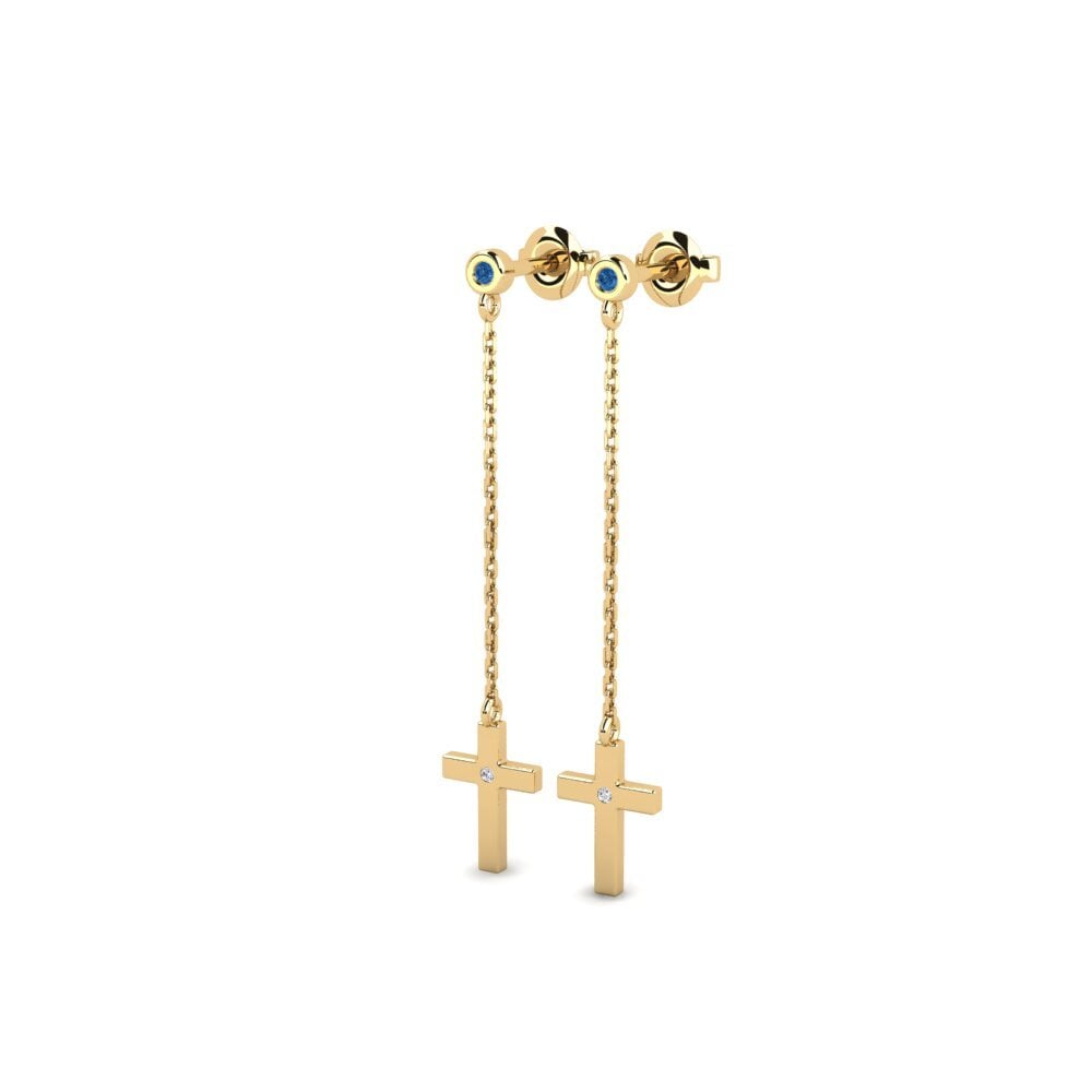 sapphire-zirconia Women's ต่างหู Patricy