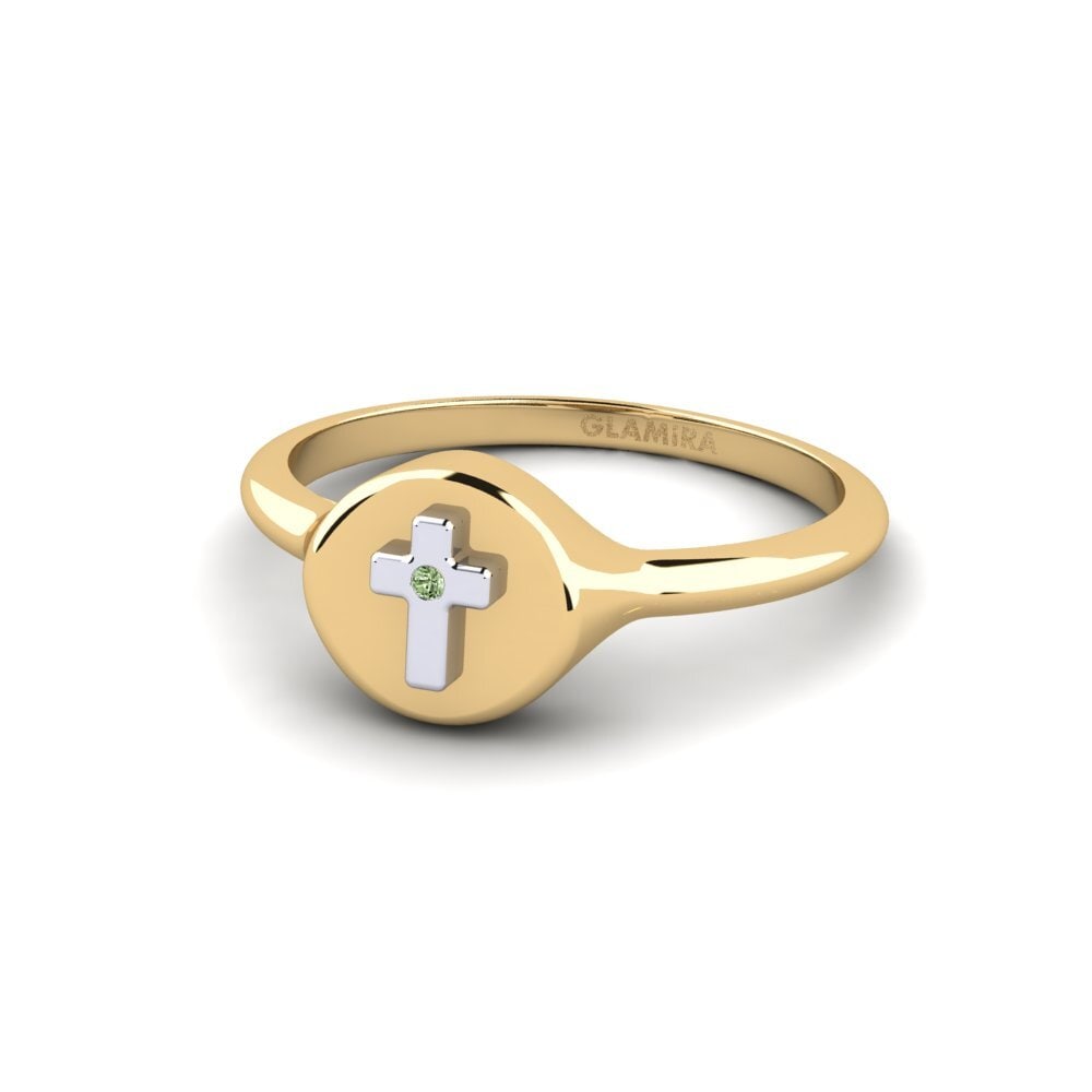 Diamante Verde Anel Quentino