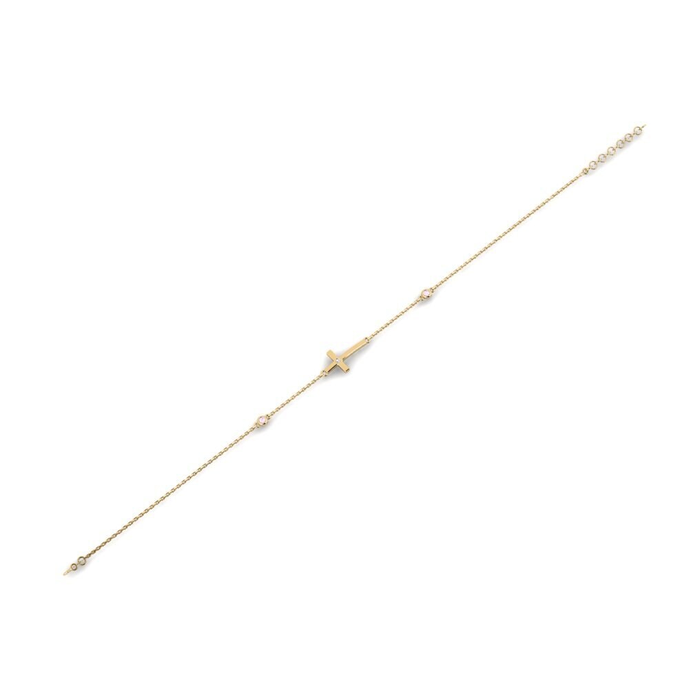 Zafiro Rosado Pulsera de Mujer Samwise