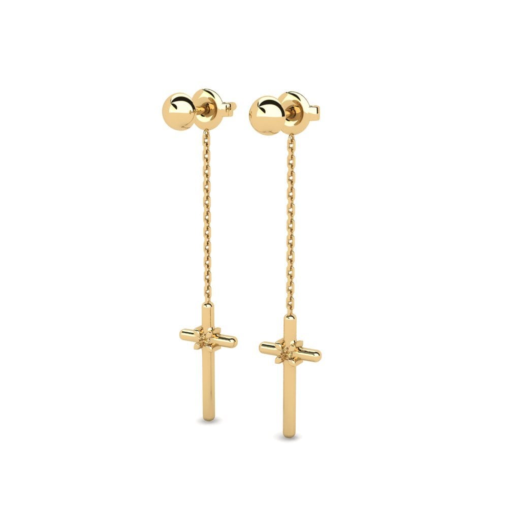 Brown Diamond Women's Earring Tatia