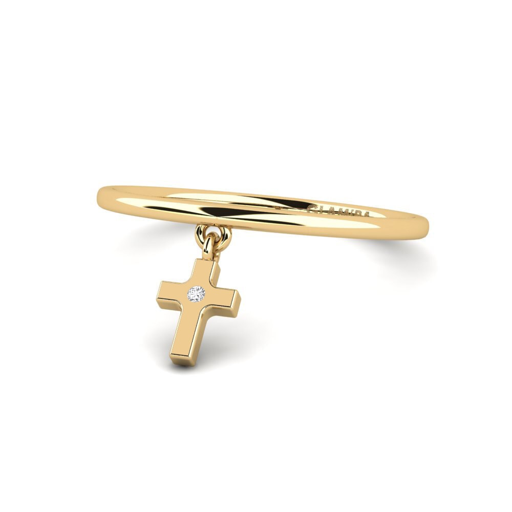 White sapphire Stackable Ring Tracys