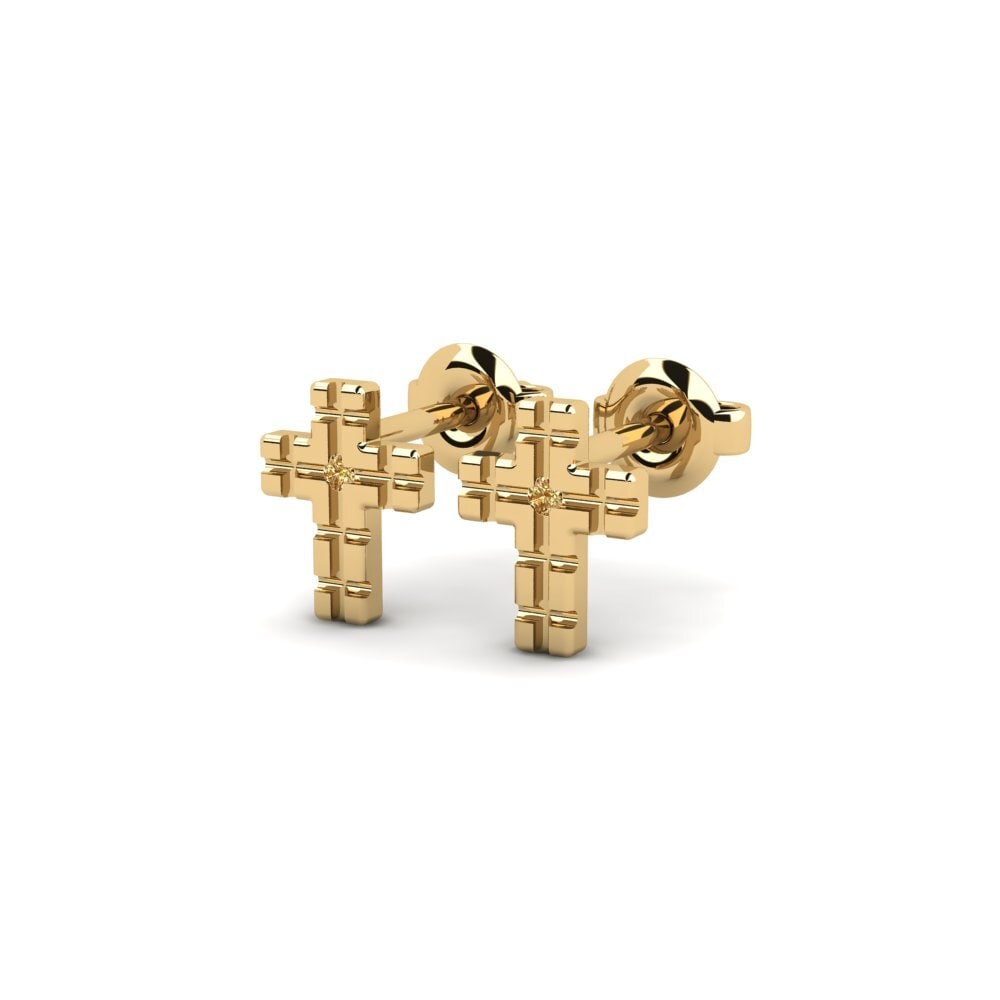 Brown Diamond Women's Earring Zaria
