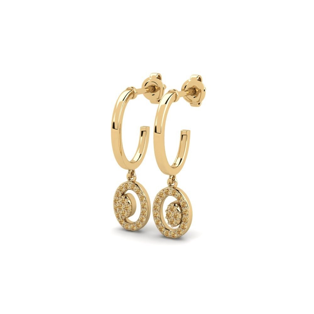 Brown Diamond Women's Earring Berde