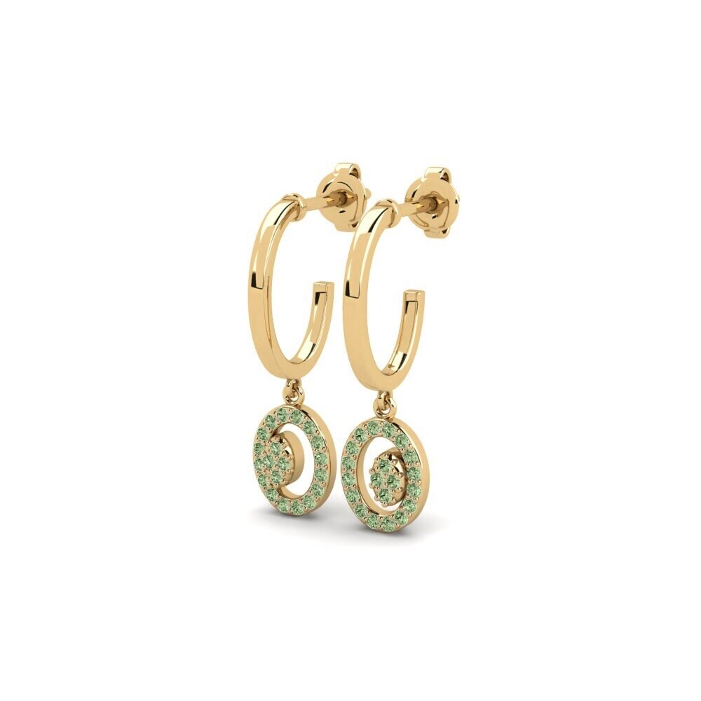 Green Diamond Women's Earring Berde