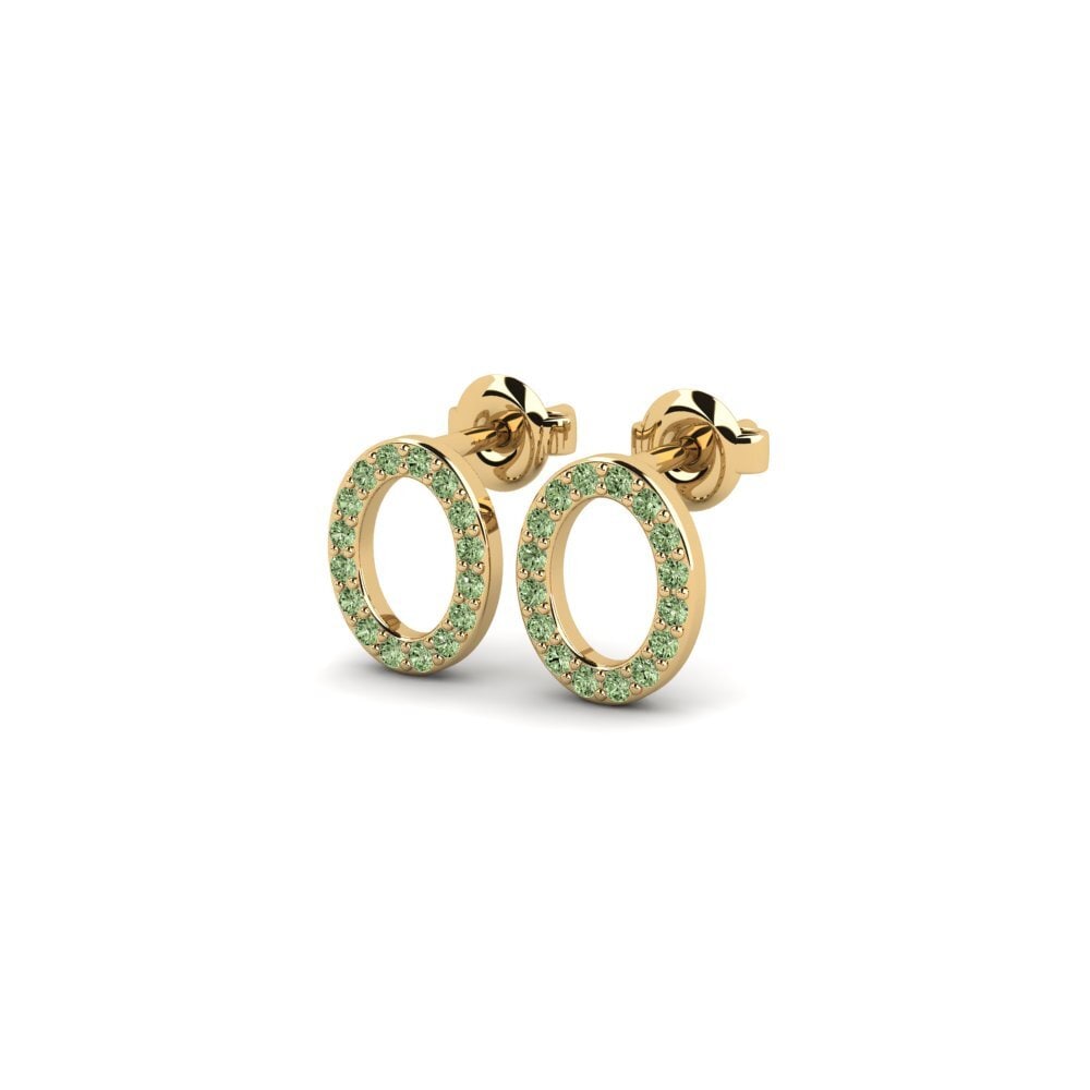 Green Diamond Women's Earring Biribila