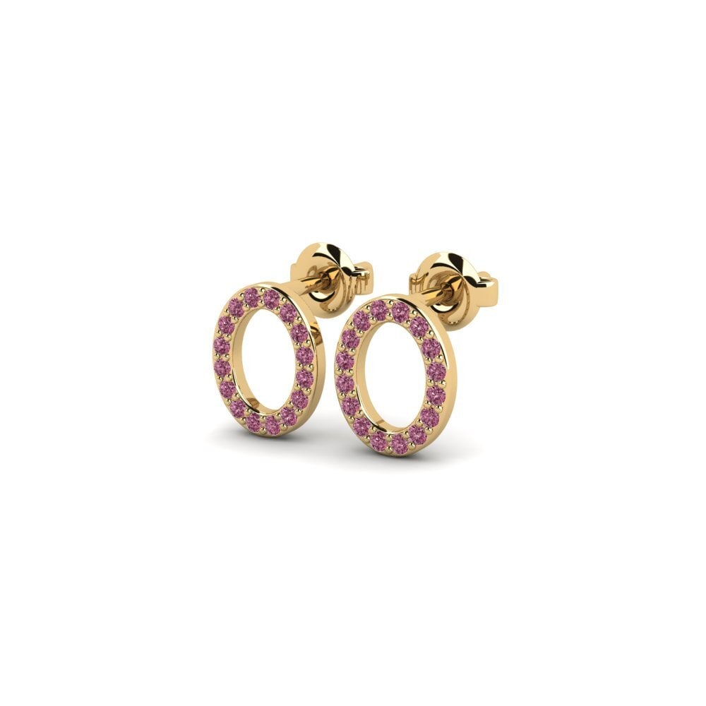 Rhodolite Garnet Women's Earring Biribila
