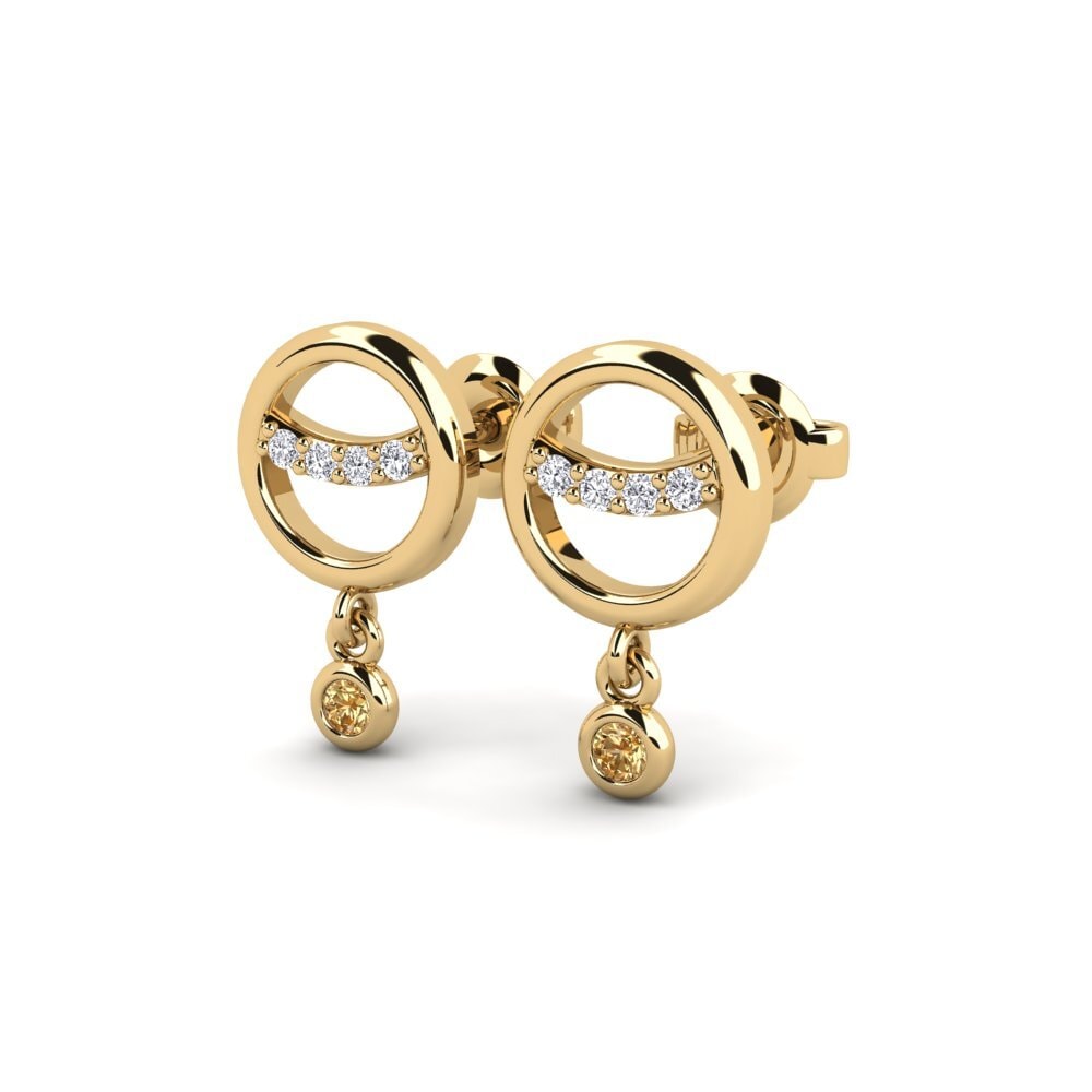 Brown Diamond Women's Earring Burigihe