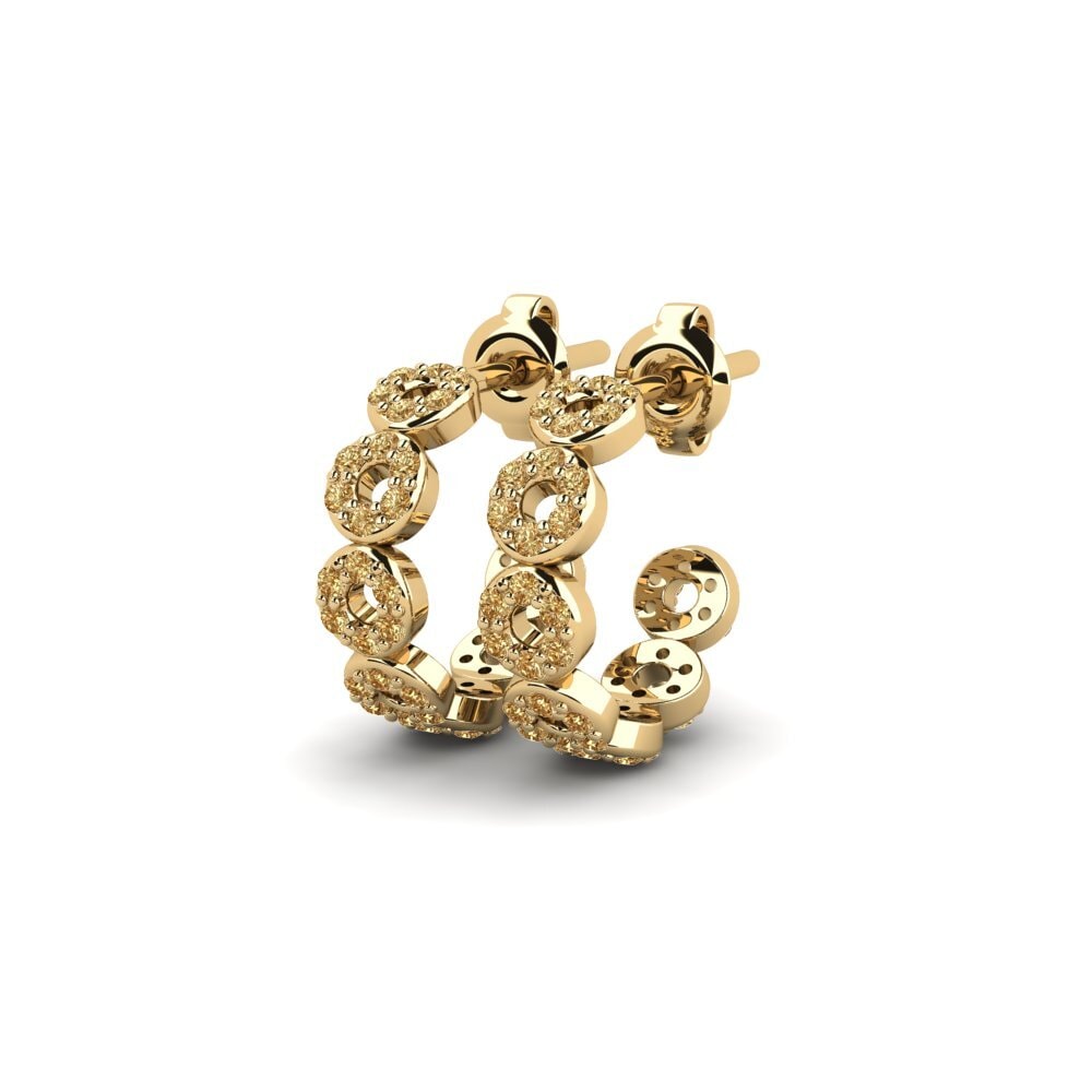 Brown Diamond Women's Earring Entuziazmo