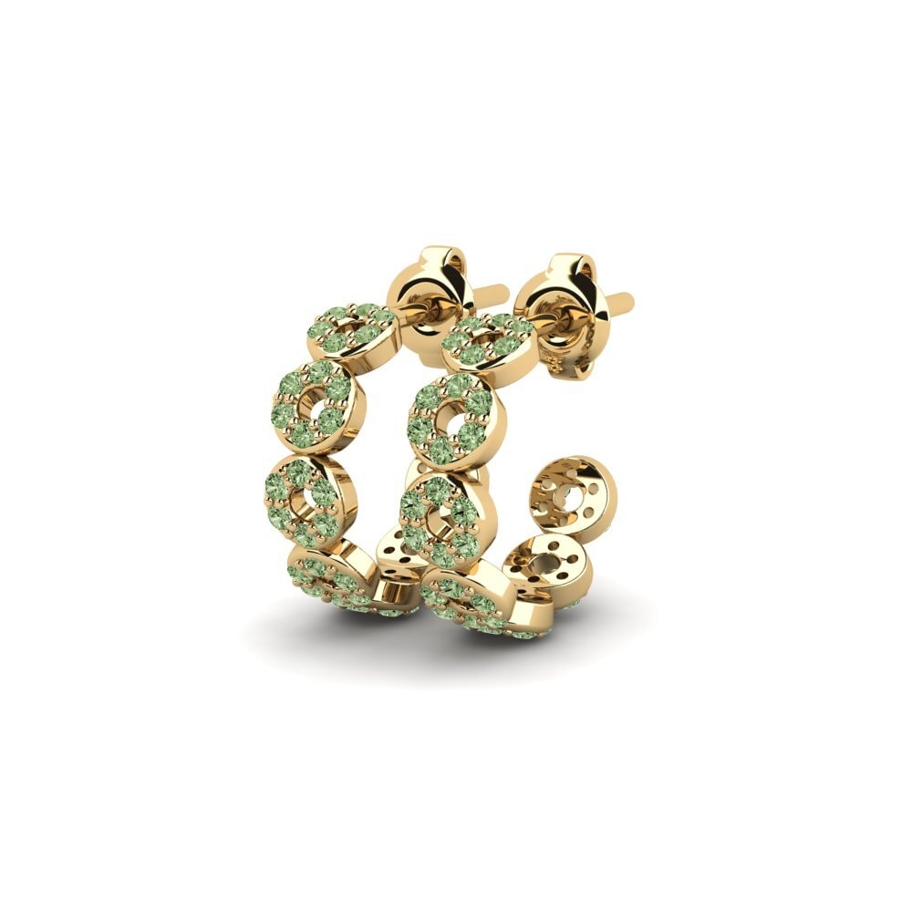 Green Diamond Women's Earring Entuziazmo