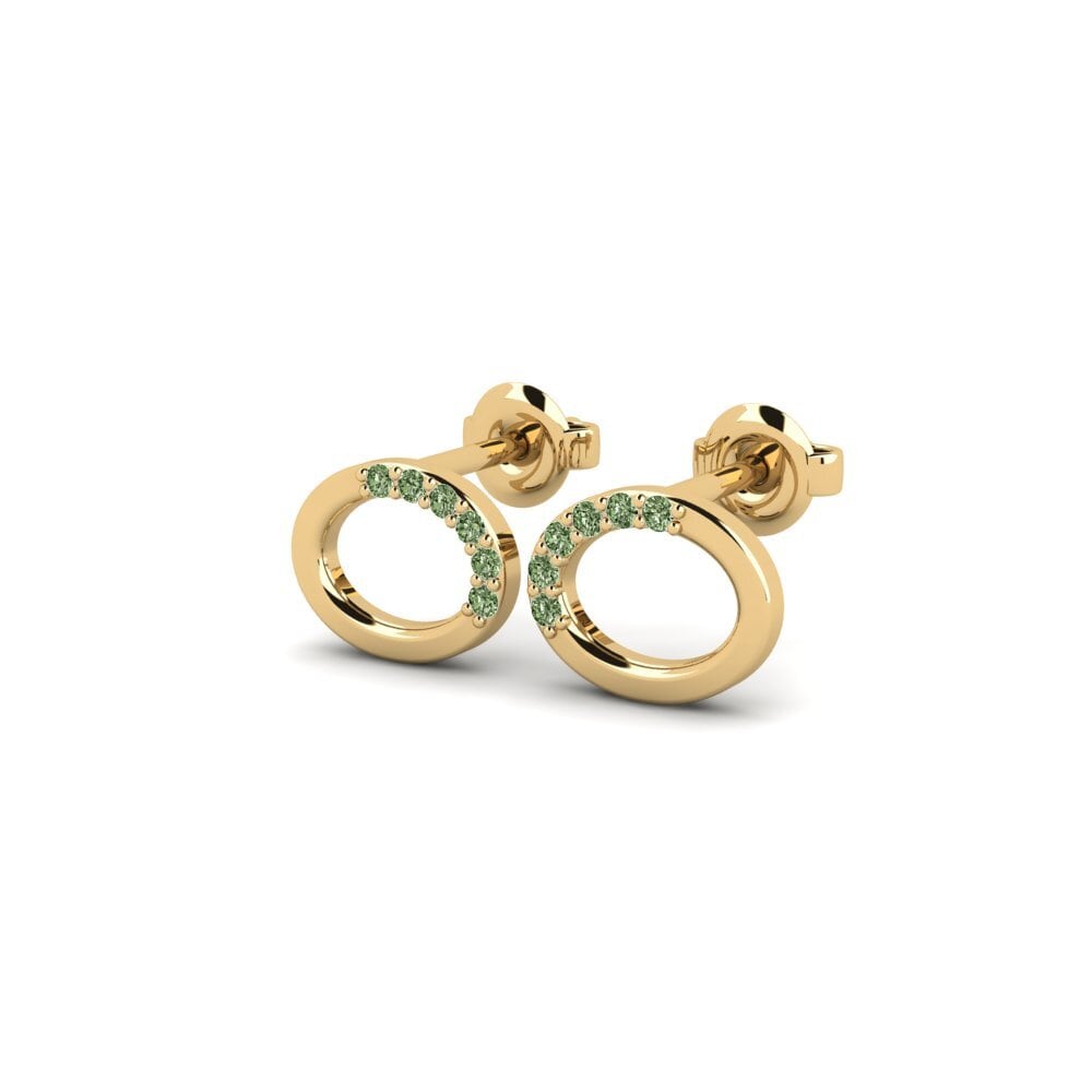 Diamante Verde Pendiente de mujer Lingin