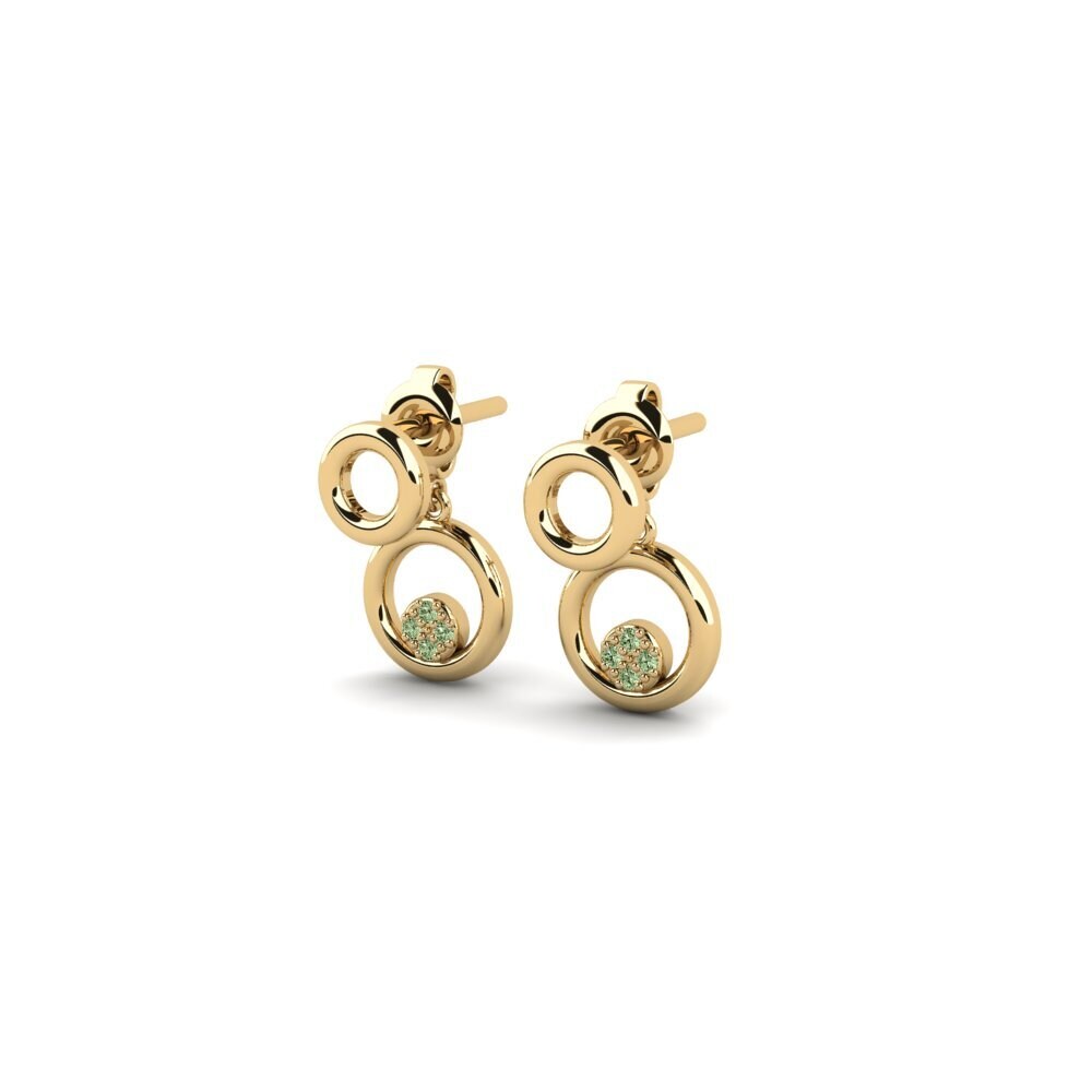 Diamante Verde Pendiente de mujer Mereu