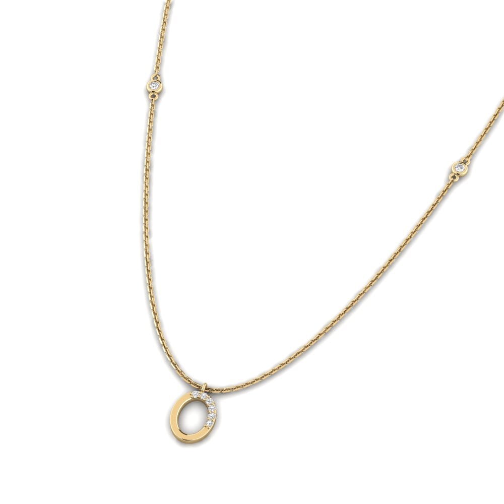 Zafiro blanco Collar de Mujer Nebulo
