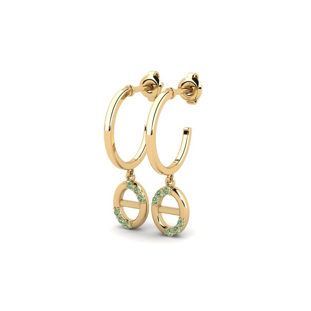 Green Diamond Women's Earring Papura