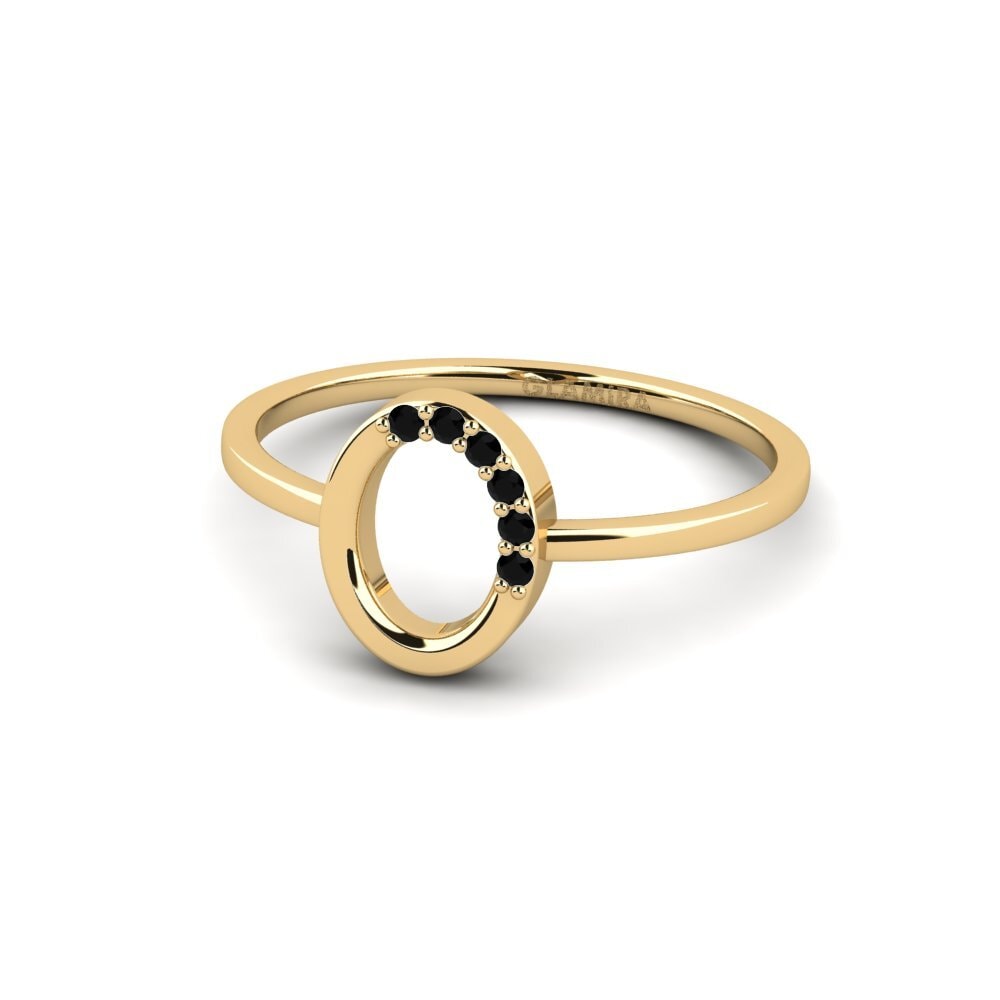 Zafiro negro Anillo Pears
