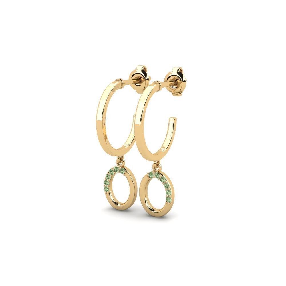 Diamante Verde Pendiente de mujer Pherese