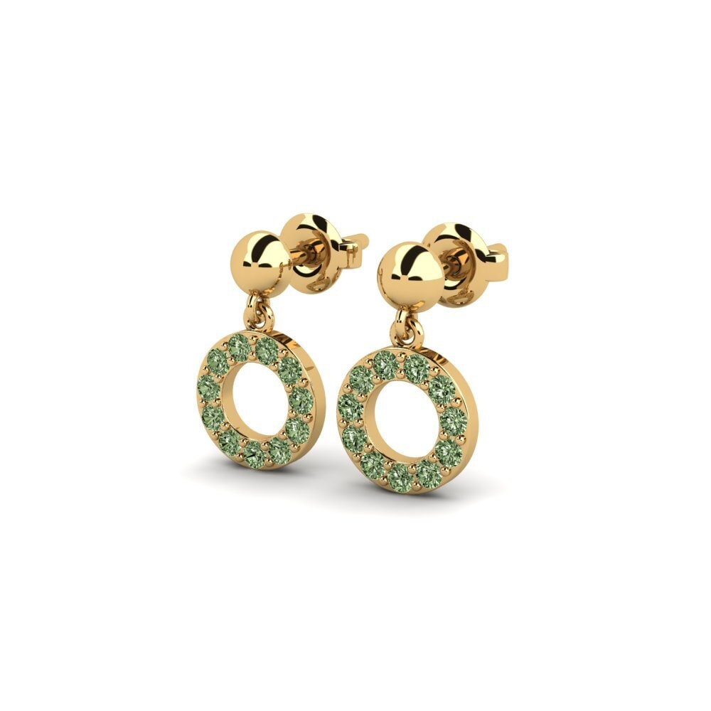 Green Diamond Women's Earring Rilara