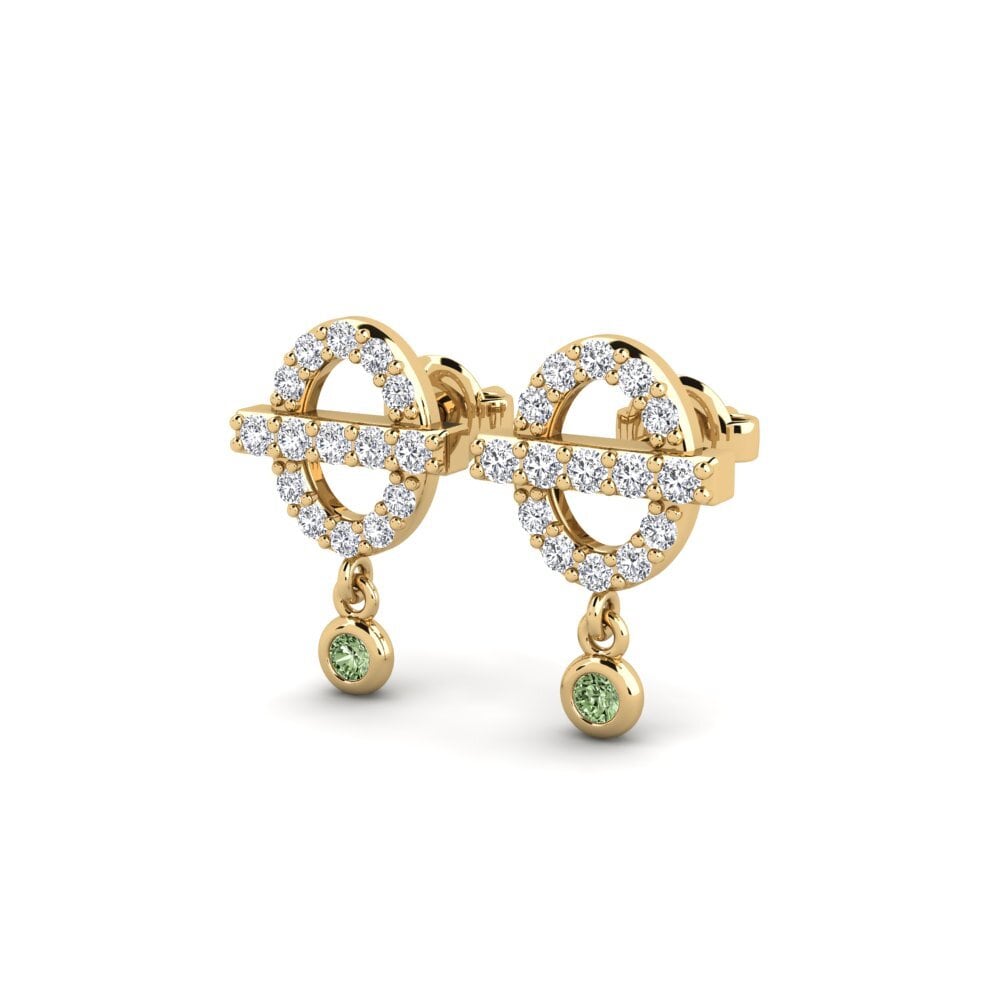 Green Diamond Women's Earring Rohelinar