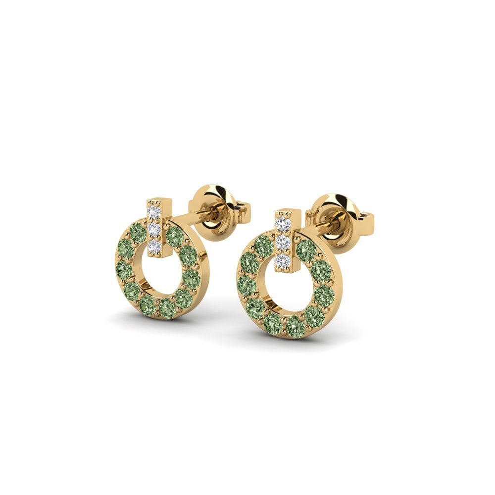 Green Diamond Women's Earring Sintumintu