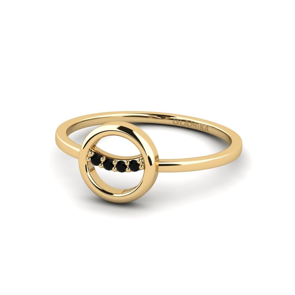 Zafiro negro Anillo Ukhamapuni