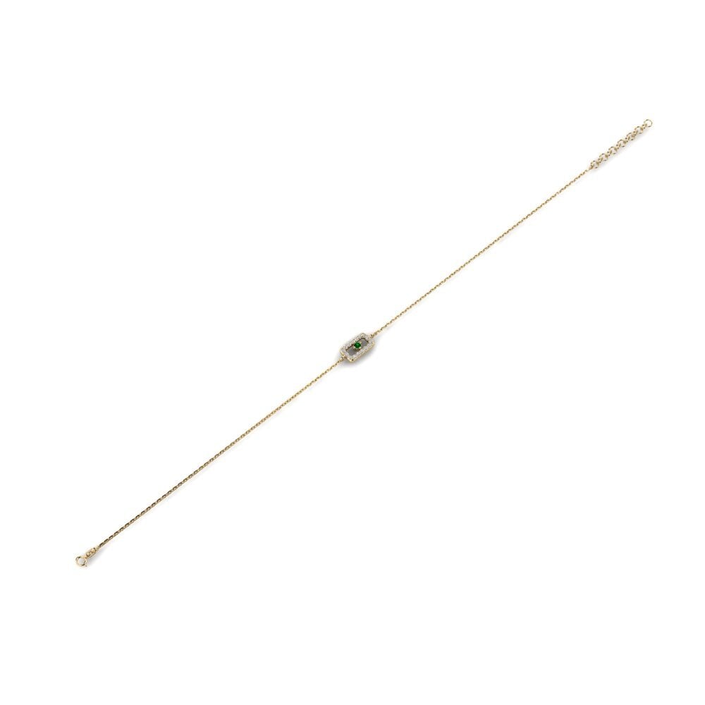 Green Zirconia Women's Bracelet Abril
