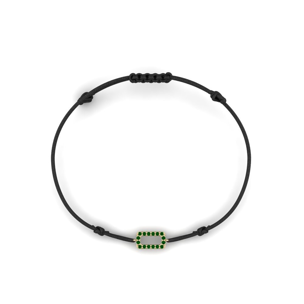 Green Zirconia Cord Bracelet Apelila
