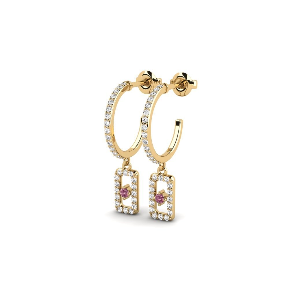 Rhodolite Garnet Women's Earring Aperira