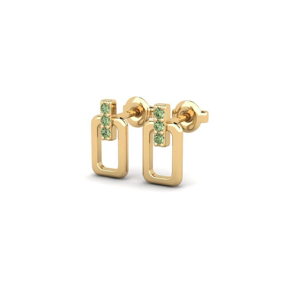 Diamante Verde Pendiente de mujer Arrosa