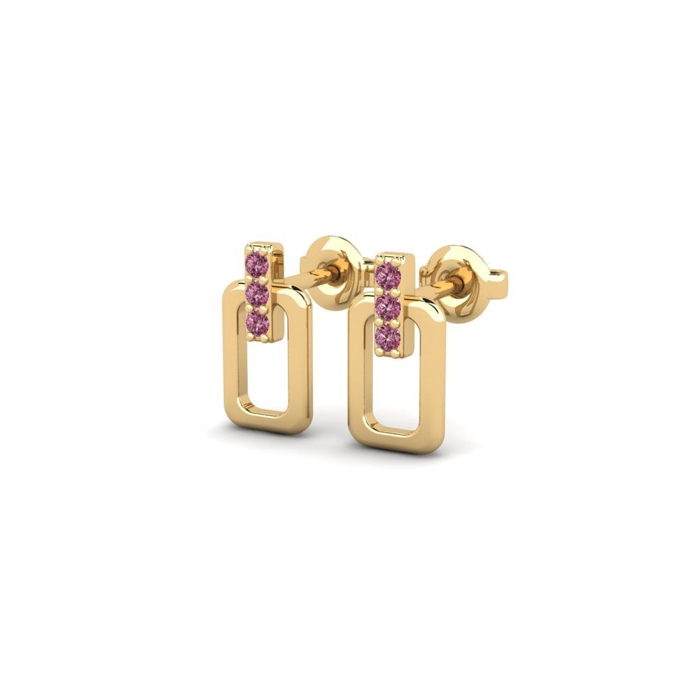 Rhodolite Garnet Women's Earring Arrosa