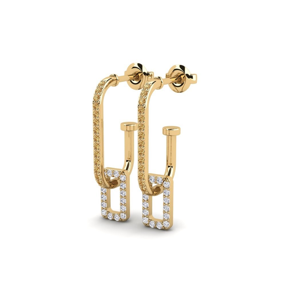 Brown Diamond Women's Earring Balandis