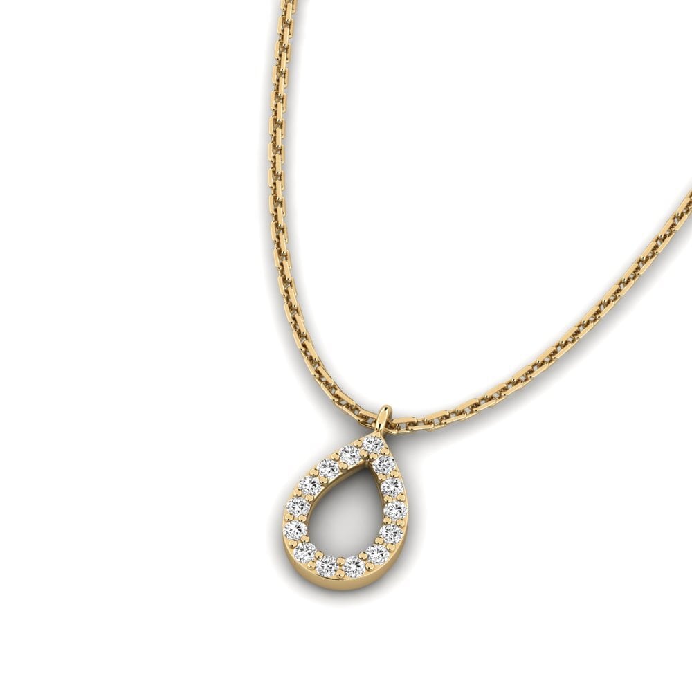 Moissanita Collar de Mujer Dette