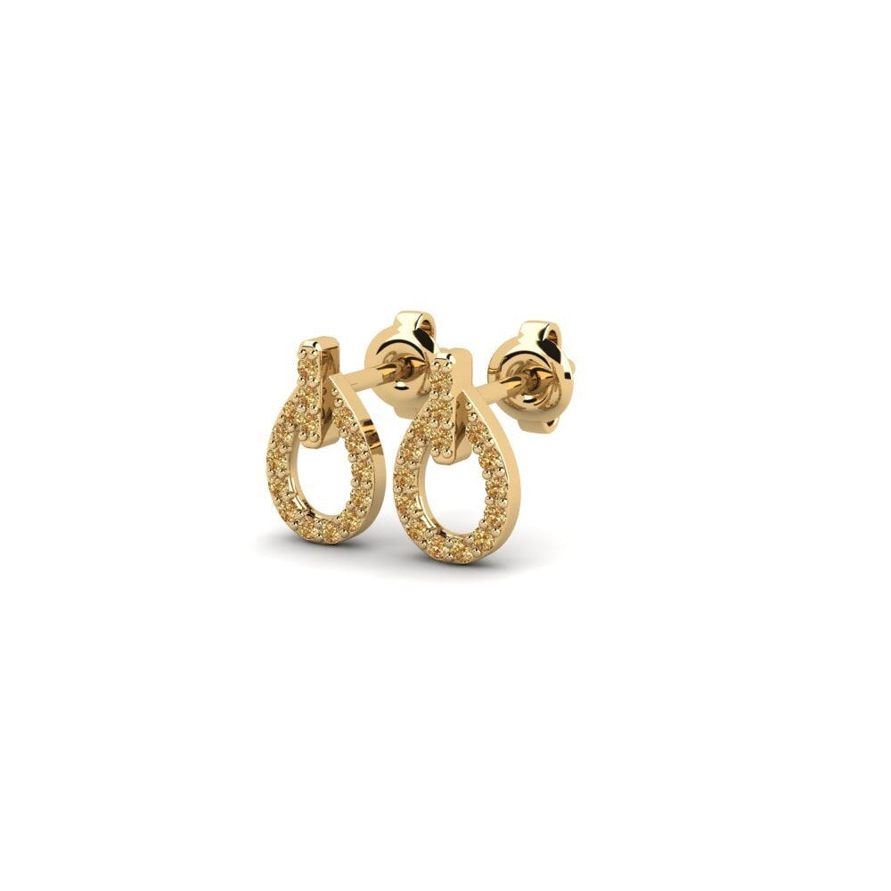 Brown Diamond Women's Earring Dobe