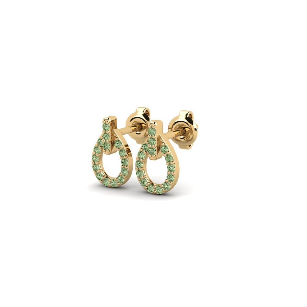 Diamante Verde Pendiente de mujer Dobe