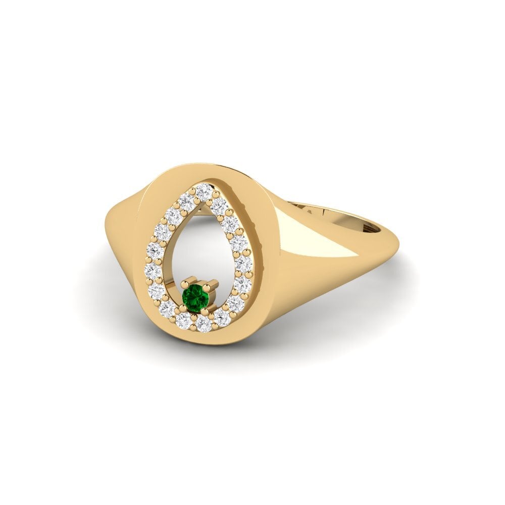 Green Zirconia Ring Dropi
