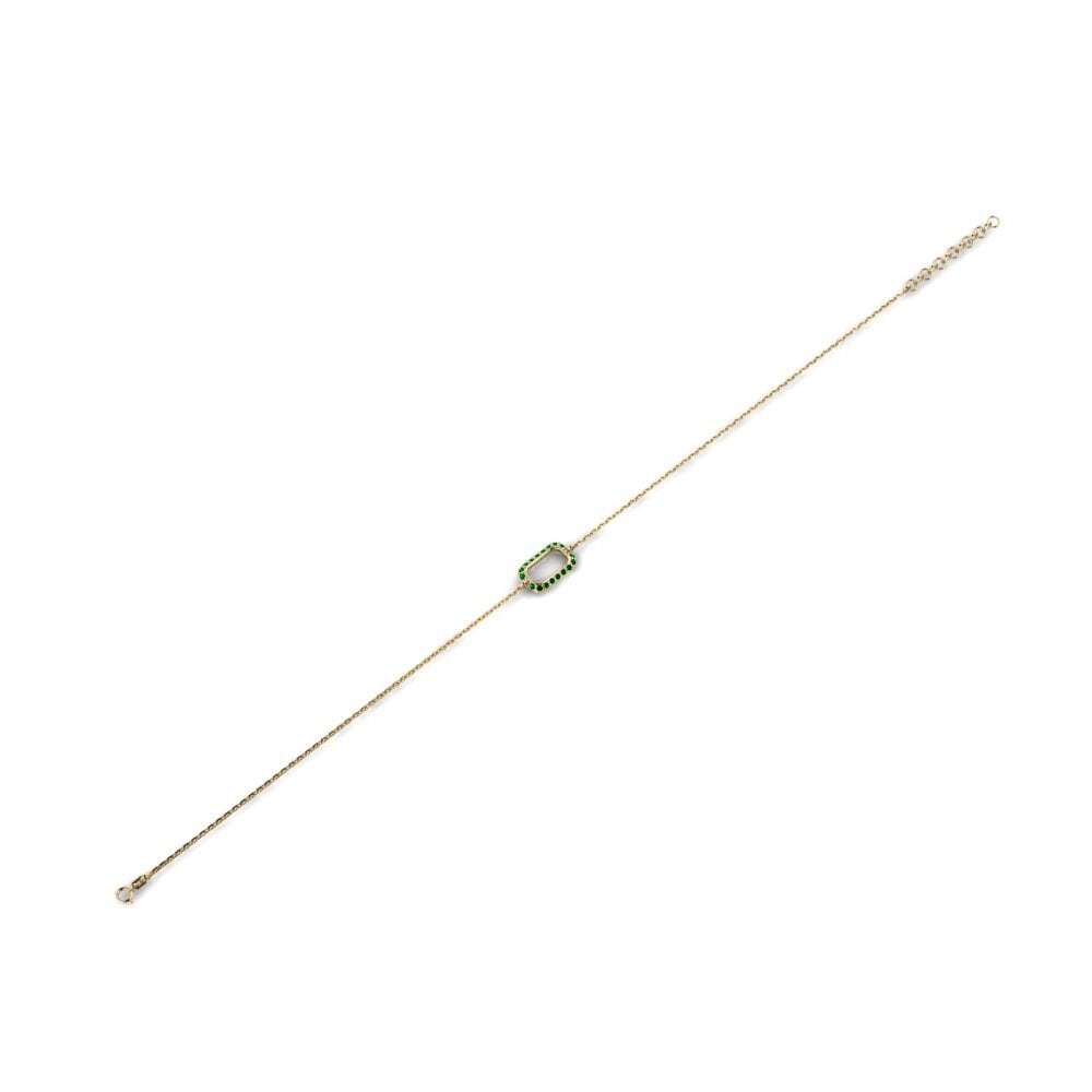 Green Zirconia Women's Bracelet Ebla