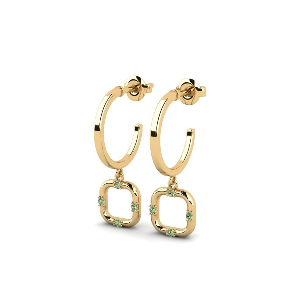 Green Diamond Women's Earring Farraige