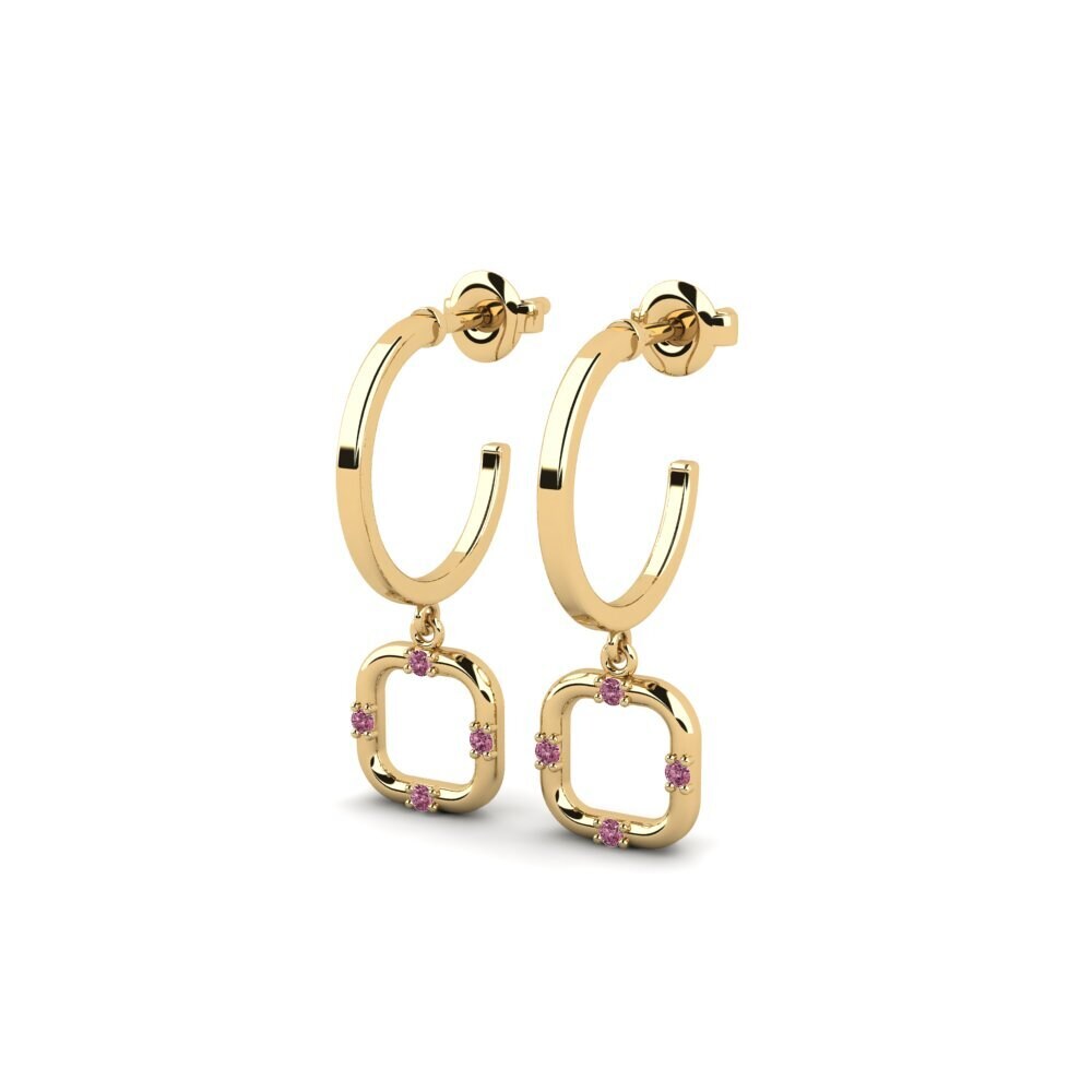 Rhodolite Garnet Women's Earring Farraige