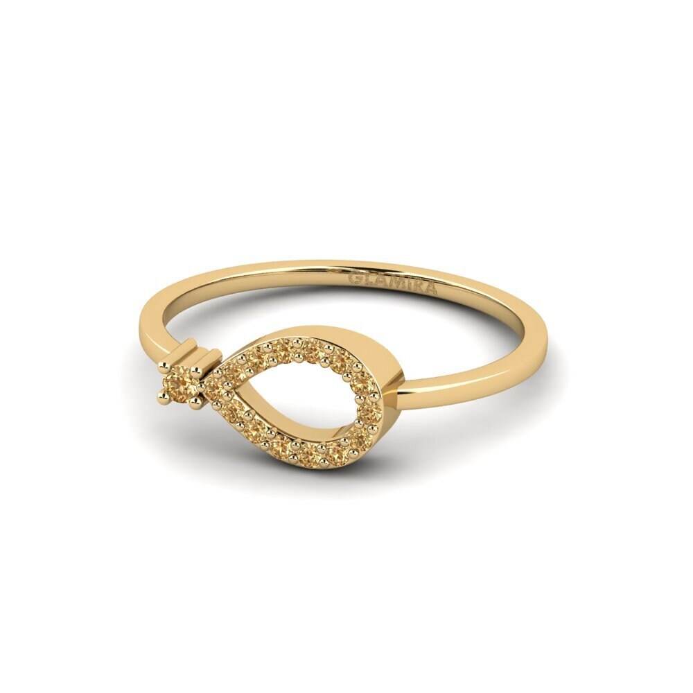 Brown Diamond Ring Gocciolare