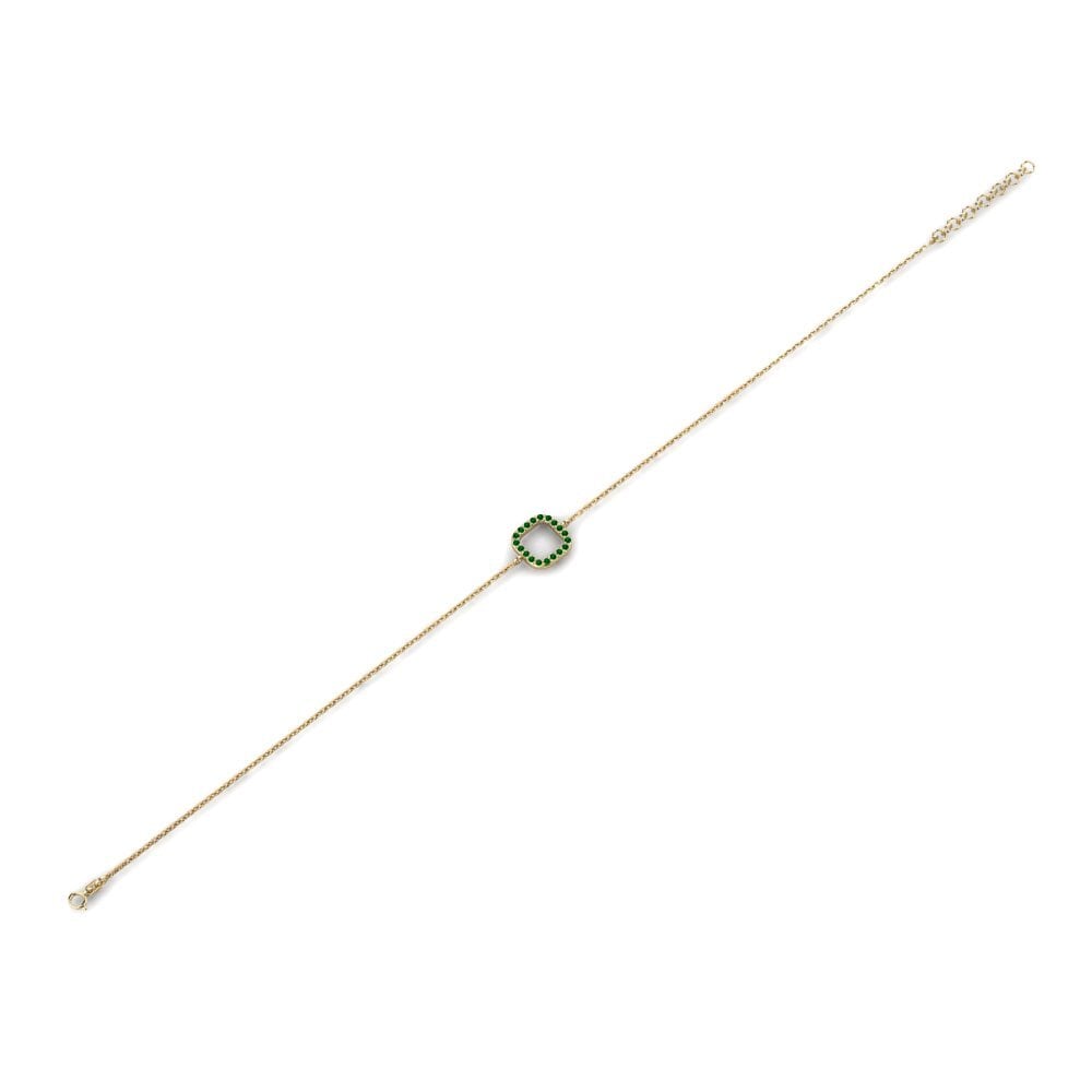 Green Zirconia Women's Bracelet Huinaha