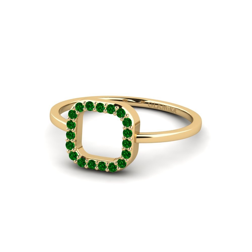 Green Zirconia Ring Indray