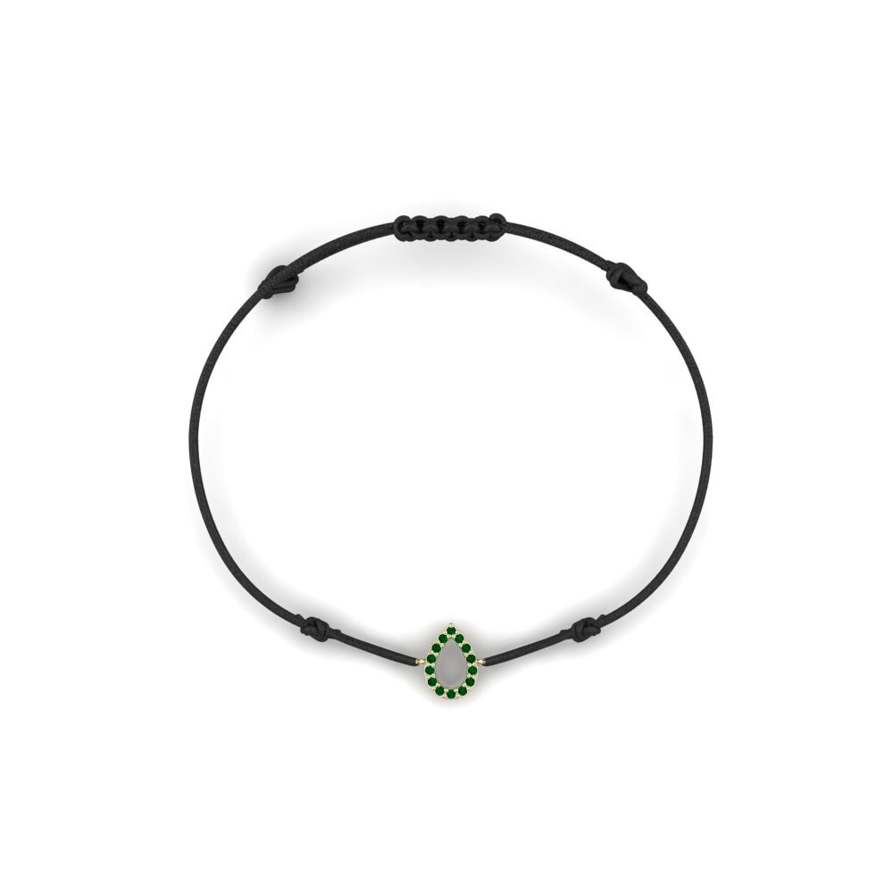 Green Zirconia Cord Bracelet Iterum