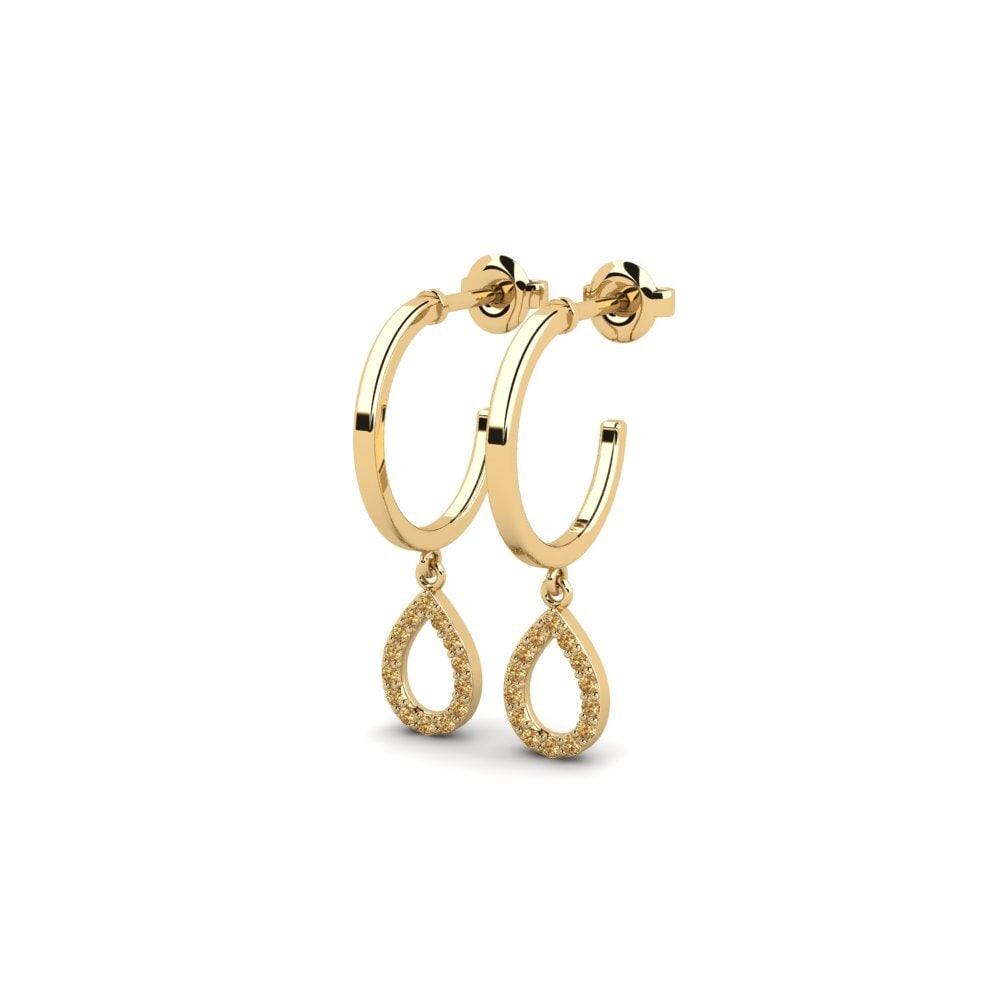 Brown Diamond Women's Earring Itinnag