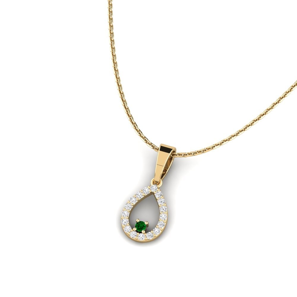 Green Zirconia Women's Pendant Izany
