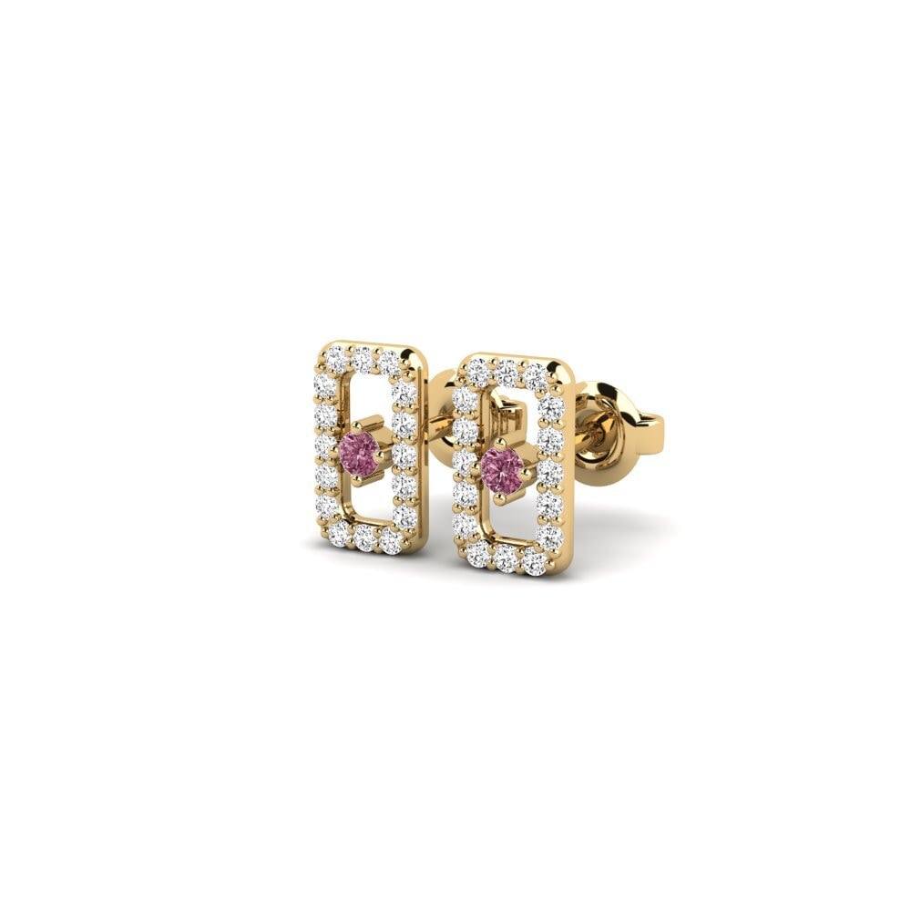 Rhodolite Garnet Women's Earring Jasyapy