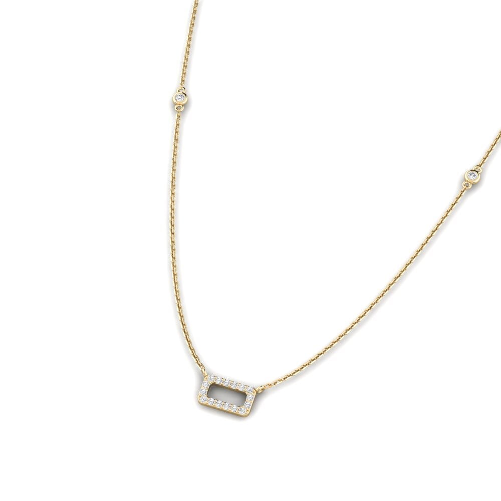 Zafiro blanco Collar de Mujer Kahulogan