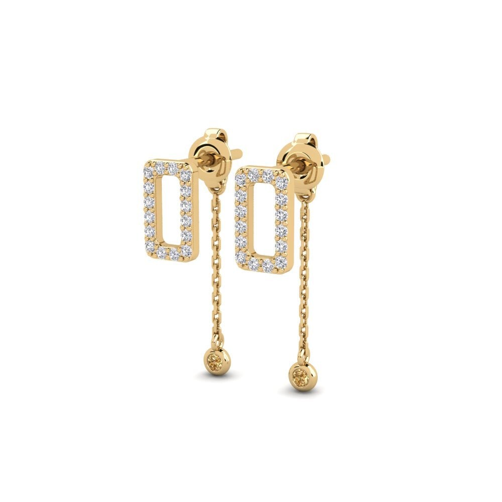 Brown Diamond Women's Earring Kotambola