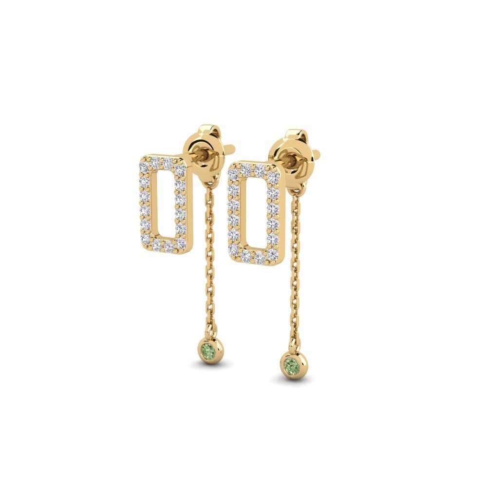 Diamante Verde Pendiente de mujer Kotambola