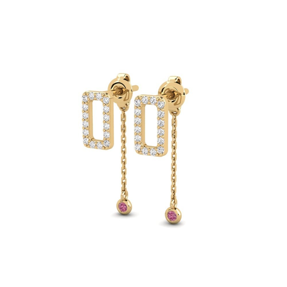 Rhodolite Garnet Women's Earring Kotambola
